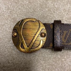 Authentic retired LV Belt